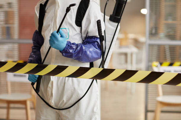 Professional Sewage Cleanup technician working in Agness, OR